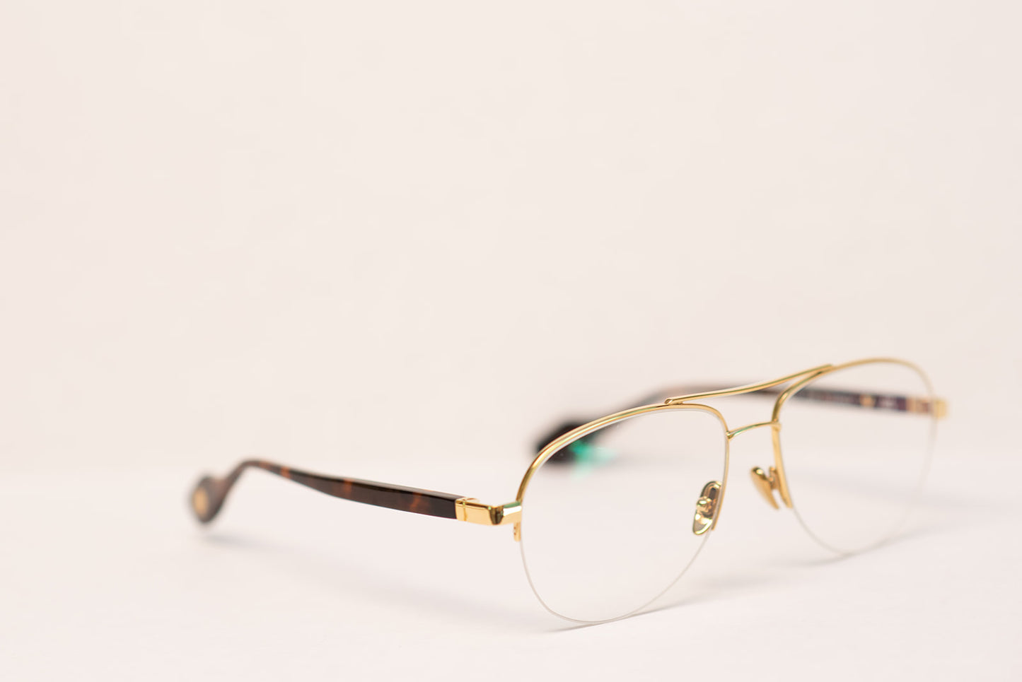 22K Gold Aviator Metal Optical Eyewear