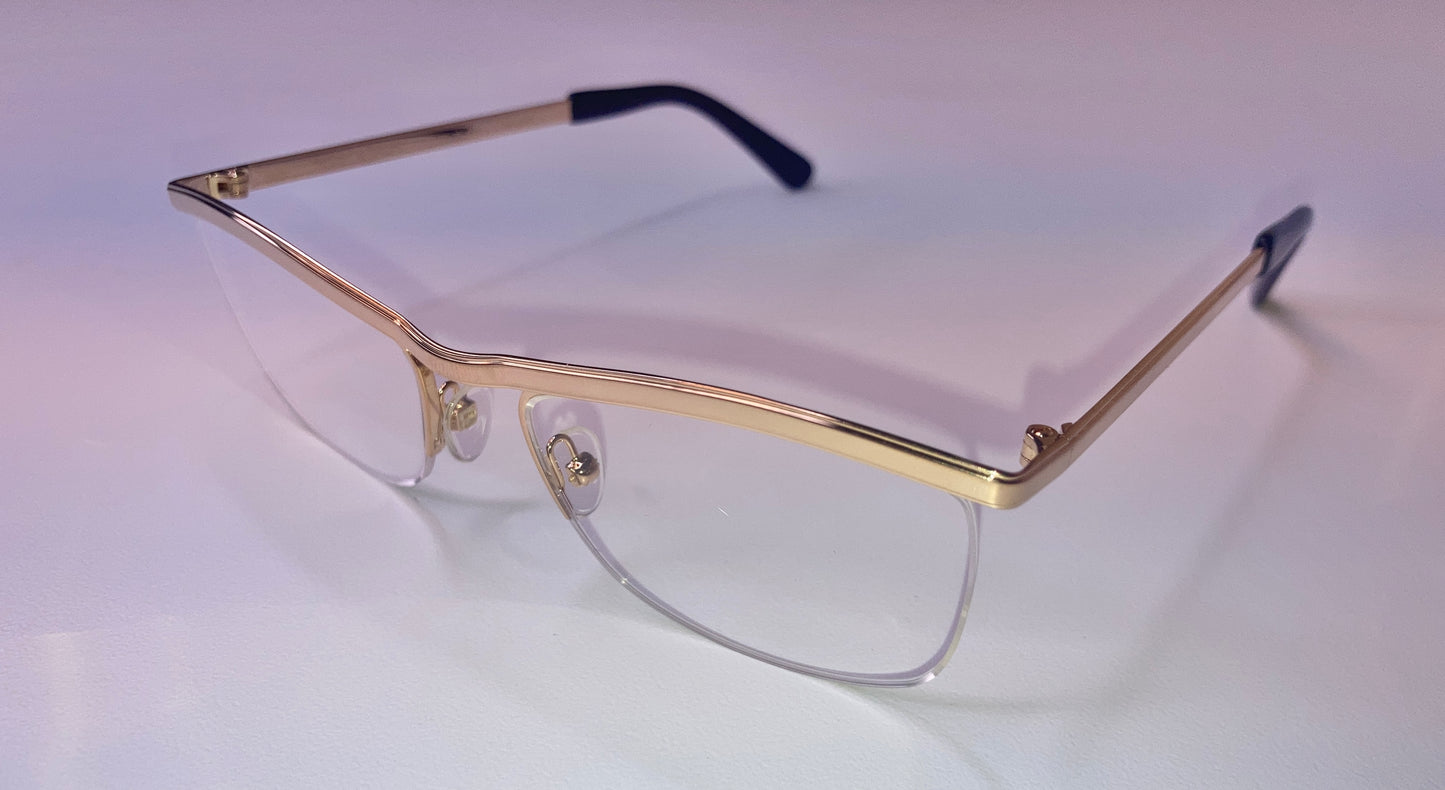 22k Gold Vintage Eyeglasses Originally Made In France 1950s