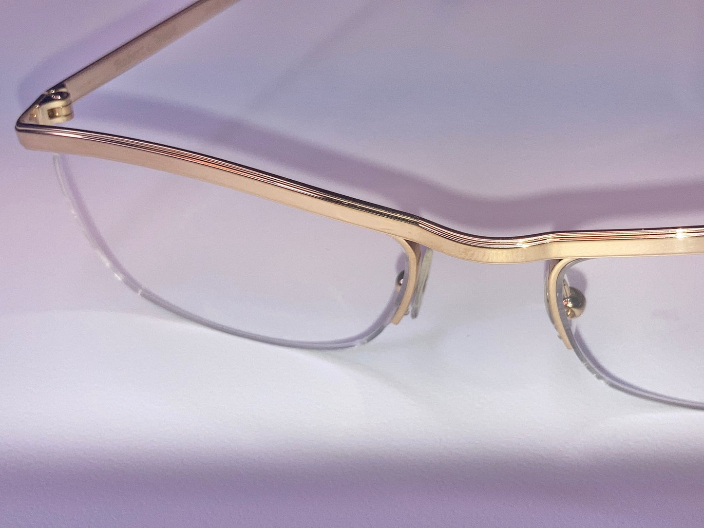 22k Gold Vintage Eyeglasses Originally Made In France 1950s