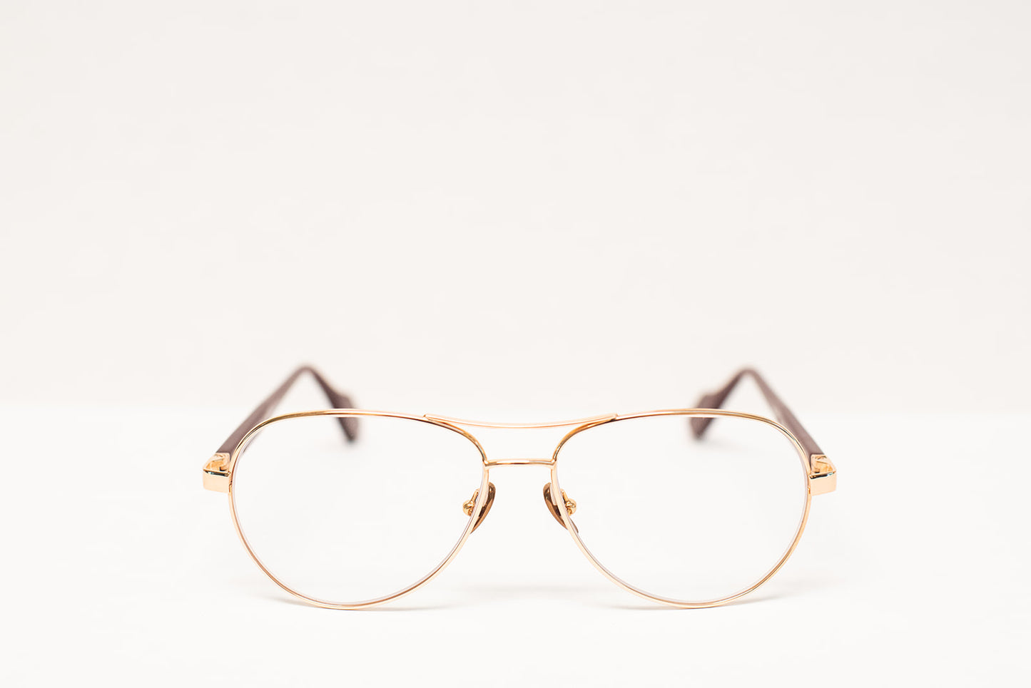 24k Gold Unisex Tortoise Rectangular Optic Eyewear