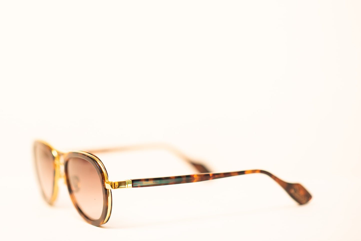 24k Gold Unisex Tort Sunglasses