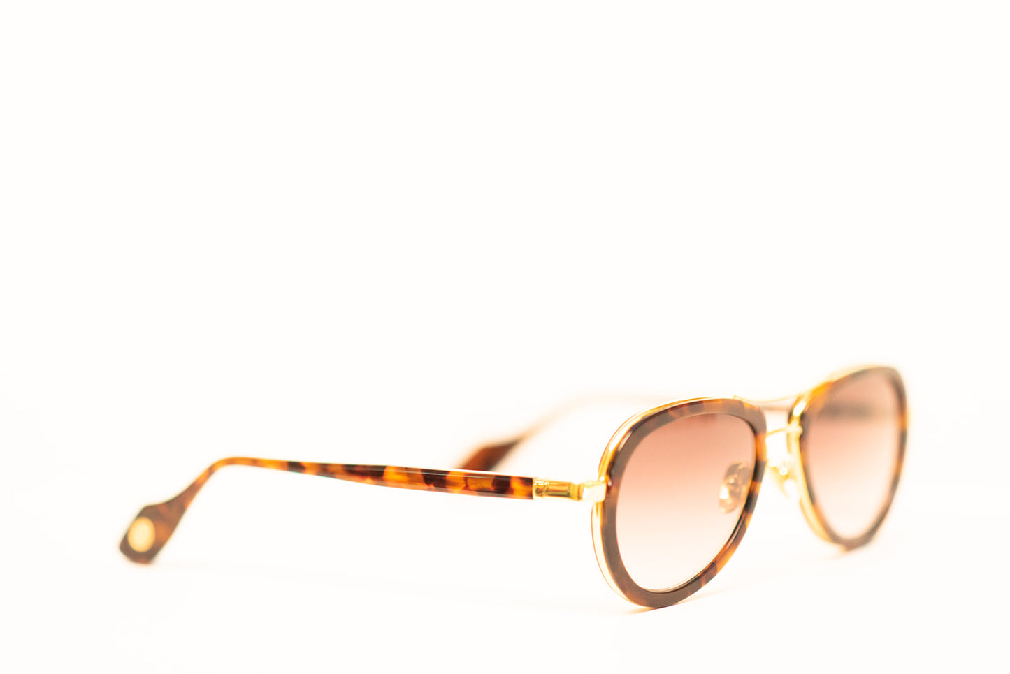 24k Gold Unisex Tort Sunglasses