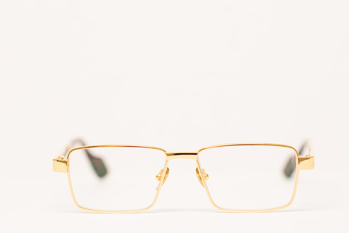 24k Gold Unisex Tortoise Rectangular Optic Eyewear