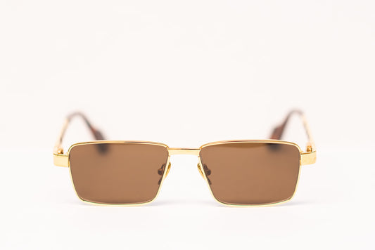 24k Gold Unisex Square Angled Sunglasses