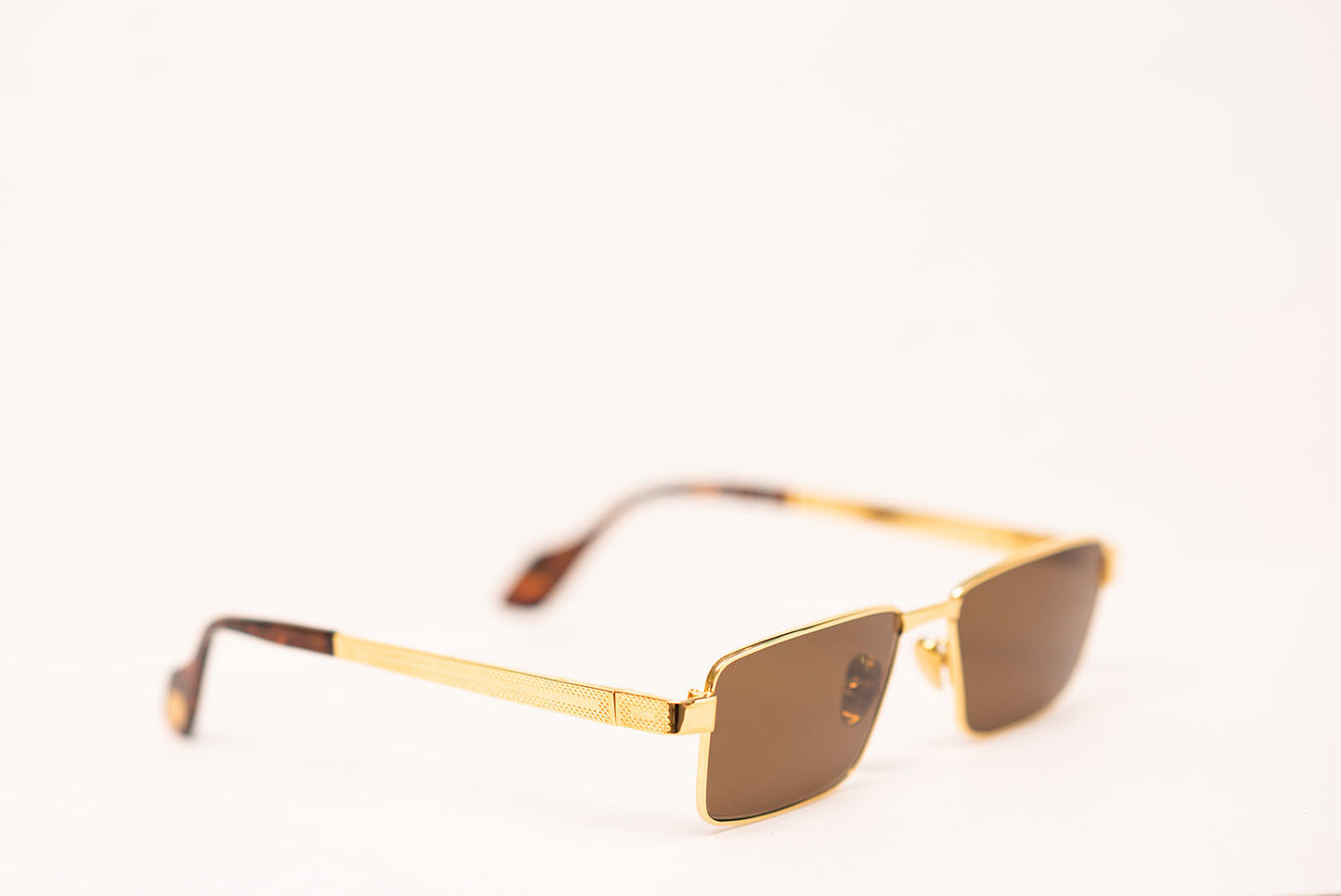 24k Gold Unisex Square Angled Sunglasses