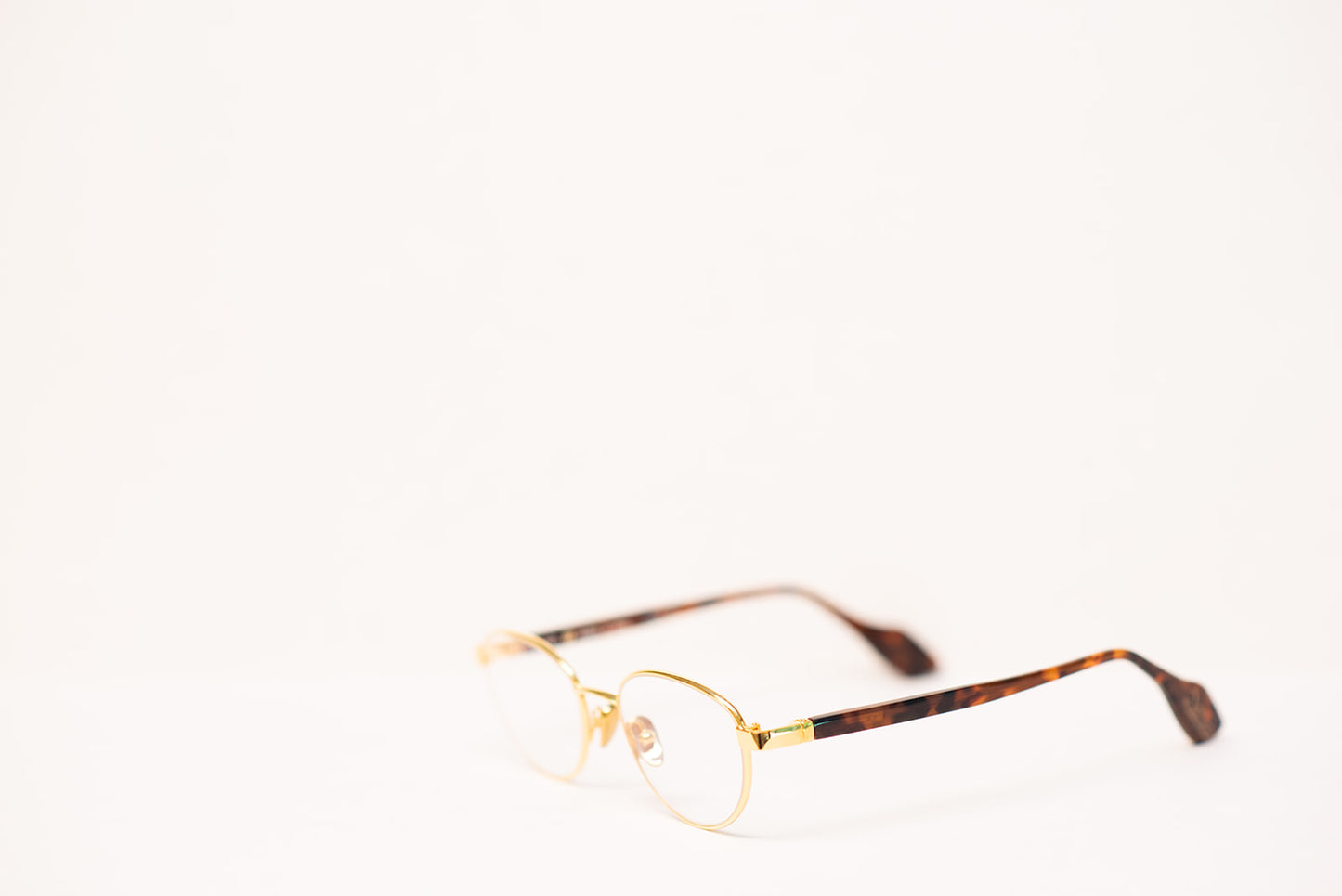 24k Gold Unisex Tortoise Panto Optic Eyewear