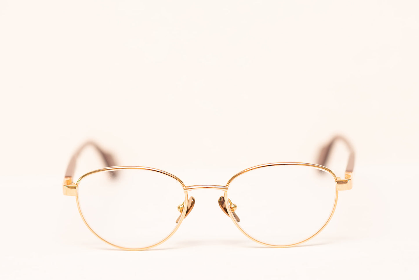 24k Pink Gold Unisex Burgundy Optic Eyewear